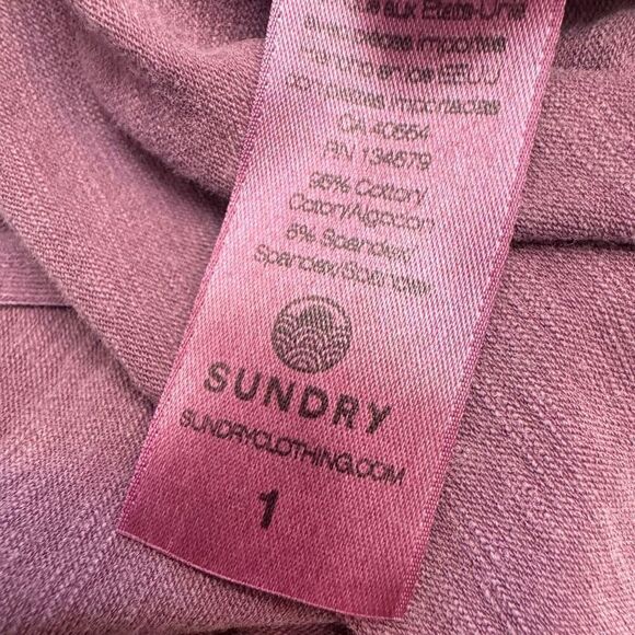 Anthropologie Sundry Keyhole Midi Dress Violet Purple Size 1 = Small (4-6) - Picture 5 of 6